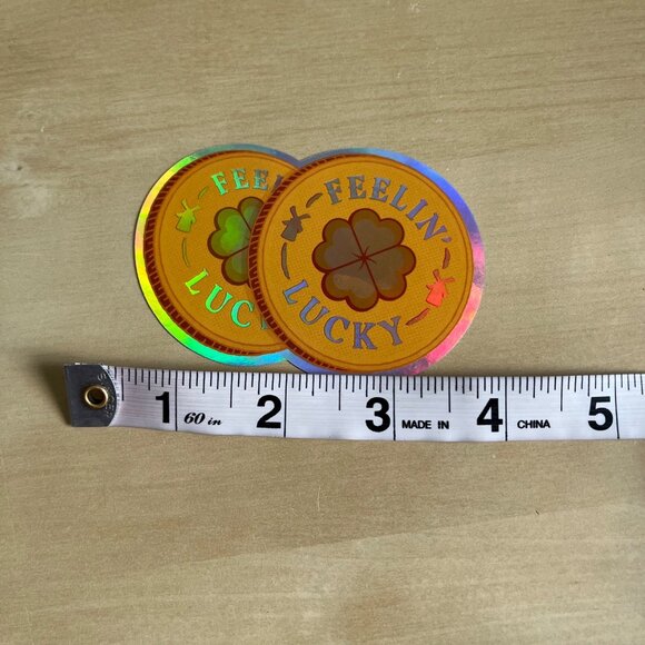 Feelin Lucky Dutch Bros Holographic Sticker March 17 2025 - Picture 3 of 3